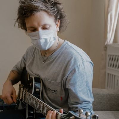 Graceful hand movements during a meditative session.